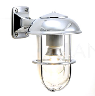 ＼今だけP2倍+送料無料!!／ ガーデンライト 防雨型 照明 LED 350lm （30W相当） 透明ガラス 庭園灯 庭 照明 庭園 照明器具 ガーデン マリンライト マリンランプ 船舶 照明 アンティーク レトロ おしゃれ 北欧 真鍮 銀 シルバー