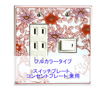 スイッチプレート スイッチカバー コンセントプレート コンセントカバー（磁器 有田焼 伊万里焼）（2連4口） （フルカラー タイプ） 日本製 国産 和風 プレゼント 引越し お祝い 新築 祝い 改築 結婚 開店 開業 創立 記念 お返し 引越し 新生活 お祝い 母の日 送料無料