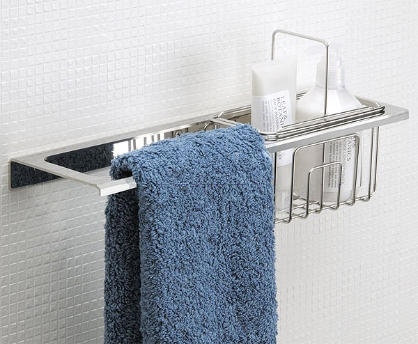 幅40cm 浴室でも使えるシェルフ 洗面台 メタルシェルフ 銀 奥行11 5cm ステンレス バスケット トイレ シルバー カゴ おしゃれ ウォールシェルフ 壁掛け ワイヤー ラック 棚 洗面 洗面所 洗面台 バスルーム お風呂 バスラック トイレ 壁面 収納 おしゃれ 北欧 鏡 ミラー