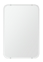 クリスタル ミラー 洗面鏡 浴室鏡 506x760mm 角丸四角形 クリスタルカット 洗面 鏡 浴室 壁掛け ミラー 日本製 5mm厚 壁掛け鏡 ウオールミラー 防湿鏡 姿見 全身 洗面台 防湿 お風呂 角が丸い 角型 四角 四角形