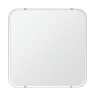 クリスタル ミラー 550x550mm 角丸四角形 クリスタルカット 鏡 壁掛け ミラー 壁掛け 日本製 5mm厚 玄関 リビング 寝室 トイレ 壁掛け鏡 ウオールミラー 姿見 全身 角が丸い 角型 四角 四角形 引越し 新生活 お祝い 母の日 送料無料 16,725円