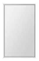 クリスタル ミラー 洗面鏡 浴室鏡 350x600mm 上下左右フレーム 長方形 鏡 壁掛け ミラー 日本製 5mm厚 壁掛け鏡 ウオールミラー 防湿鏡 姿見 全身 洗面台 防湿 お風呂 角型 四角 四角形 引越し 新生活 お祝い 母の日 送料無料
