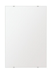 スーパークリアー ミラー 500x750mm 長方形 シンプルカット 鏡 壁掛け ミラー 壁掛け 日本製 5mm厚 玄関 リビング 寝室 トイレ 高透過 高精彩 壁掛け鏡 ウオールミラー 姿見 全身 角型 四角 四角形 夏セール 送料無料 模様替え|鏡 ミラー 洗面 インテリア IVY