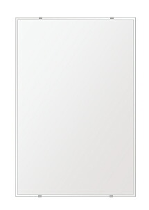＼今だけP2倍+送料無料!!／ スーパークリアー ミラー 600x900mm 長方形 クリスタルカット 鏡 壁掛け ミラー 壁掛け 日本製 5mm厚 玄関 リビング 寝室 トイレ 高透過 高精彩 壁掛け鏡 ウオールミラー 姿見 全身 角型 四角 四角形