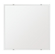 スーパークリアー ミラー 550x550mm 正方形 クリスタルカット 鏡 壁掛け ミラー 壁掛け 日本製 5mm厚 玄関 リビング 寝室 トイレ 高透過 高精彩 壁掛け鏡 ウオールミラー 姿見 全身 角型 四角 四角形 夏セール 送料無料 模様替え|鏡 ミラー 洗面 インテリア IVY