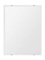 スーパークリアー ミラー 450x600mm 長方形 クリスタルカット 鏡 壁掛け ミラー 壁掛け 日本製 5mm厚 玄関 リビング 寝室 トイレ 高透過 高精彩 壁掛け鏡 ウオールミラー 姿見 全身 角型 四角 四角形 引越し 新生活 お祝い 母の日 送料無料