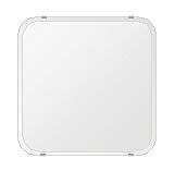 ＼今だけP2倍+送料無料!!／ スーパークリアー ミラー 450x450mm 角丸四角形 クリスタルカット 鏡 壁掛け ミラー 壁掛け 日本製 5mm厚 玄関 リビング 寝室 トイレ 高透過 高精彩 壁掛け鏡 ウオールミラー 姿見 全身 角が丸い 角型 四角 四角形 20,513円