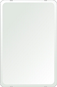 クリスタル ミラー 406x610mm 角丸四角形 デラックスカット 鏡 壁掛け ミラー 壁掛け 日本製 5mm厚 玄関 リビング 寝室 トイレ 壁掛け鏡 ウオールミラー 姿見 全身 角が丸い 角型 四角 四角形 夏セール 送料無料 模様替え｜鏡 ミラー 洗面 インテリア IVY