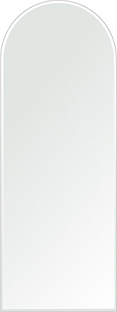 クリスタル ミラー 洗面鏡 浴室鏡 450x1200mm アーチ形状 クリスタルカット 洗面 鏡 浴室 壁掛け ミラー 日本製 5mm厚 壁掛け鏡 ウオールミラー 防湿鏡 姿見 全身 洗面台 防湿 お風呂 アーチ 天丸形 引越し 新生活 お祝い 母の日 送料無料