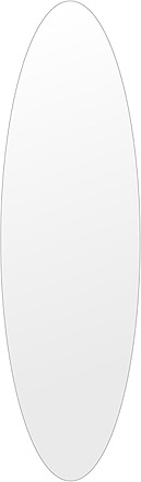 ＼今だけP2倍+送料無料!!／ スーパークリアー ミラー 350x1200mm 楕円形 シンプルカット 鏡 壁掛け ミラー 壁掛け 日本製 5mm厚 玄関 リビング 寝室 トイレ 高透過 高精彩 壁掛け鏡 ウオールミラー 姿見 全身 楕円 丸 長丸 丸い オーバル 27,365円