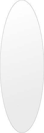 ＼今だけP2倍+送料無料!!／ スーパークリアー ミラー 400x1200mm 楕円形 シンプルカット 鏡 壁掛け ミラー 壁掛け 日本製 5mm厚 玄関 リビング 寝室 トイレ 高透過 高精彩 壁掛け鏡 ウオールミラー 姿見 全身 楕円 丸 長丸 丸い オーバル