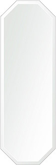 ＼今だけP2倍+送料無料!!／ クリスタル ミラー 300x900mm 八角形 デラックスカット 鏡 壁掛け ミラー 壁掛け 日本製 5mm厚 玄関 リビング 寝室 トイレ 壁掛け鏡 ウオールミラー 姿見 全身 八角 八角形 オクタゴン