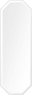 ＼今だけP2倍+送料無料!!／ スーパークリアー ミラー 300x900mm 八角形 デラックスカット 鏡 壁掛け ミラー 壁掛け 日本製 5mm厚 玄関 リビング 寝室 トイレ 高透過 高精彩 壁掛け鏡 ウオールミラー 姿見 全身 八角 八角形 オクタゴン