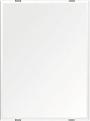 スーパークリアー ミラー 300x400mm 長方形 クリスタルカット 鏡 壁掛け ミラー 壁掛け 日本製 5mm厚 玄関 リビング 寝室 トイレ 高透過 高精彩 壁掛け鏡 ウオールミラー 姿見 全身 角型 四角 四角形 引越し 新生活 お祝い 母の日 送料無料