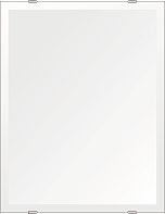 スーパークリアー ミラー 350x450mm 長方形 デラックスカット 鏡 壁掛け ミラー 壁掛け 日本製 5mm厚 玄関 リビング 寝室 トイレ 高透過 高精彩 壁掛け鏡 ウオールミラー 姿見 全身 角型 四角 四角形 夏セール 送料無料 模様替え｜鏡 ミラー 洗面 インテリア IVY