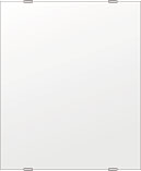 スーパークリアー ミラー 300x350mm 長方形 シンプルカット 鏡 壁掛け ミラー 壁掛け 日本製 5mm厚 玄関 リビング 寝室 トイレ 高透過 高精彩 壁掛け鏡 ウオールミラー 姿見 全身 角型 四角 四角形 夏セール 送料無料 模様替え|鏡 ミラー 洗面 インテリア IVY
