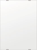 スーパークリアー ミラー 300x400mm 長方形 シンプルカット 鏡 壁掛け ミラー 壁掛け 日本製 5mm厚 玄関 リビング 寝室 トイレ 高透過 高精彩 壁掛け鏡 ウオールミラー 姿見 全身 角型 四角 四角形 夏セール 送料無料 模様替え｜鏡 ミラー 洗面 インテリア IVY