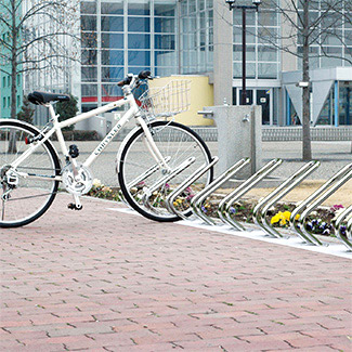 楽天市場】サイクルスタンド ステンレス 床付け 1台 用 日本製 自転車
