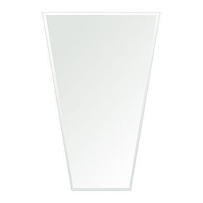 ＼今だけP2倍+送料無料!!／ クリスタル ミラー 400x600mm テーパードバゲット クリスタルカット 鏡 壁掛け ミラー 壁掛け 日本製 5mm厚 玄関 リビング 寝室 トイレ 壁掛け鏡 ウオールミラー 姿見 全身