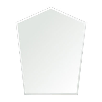 クリスタル ミラー 400x500mm ファンシーブリット クリスタルカット 鏡 壁掛け ミラー 壁掛け 日本製 5mm厚 玄関 リビング 寝室 トイレ 壁掛け鏡 ウオールミラー 姿見 全身 引越し 新生活 お祝い 母の日 送料無料