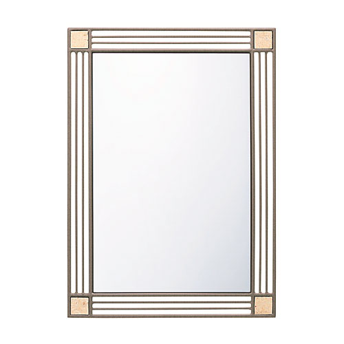 ＼今だけP2倍+送料無料!!／ フレーム ミラー 500x700mm 長方形 鏡 壁掛け ミラー 壁掛け 玄関 リビング 寝室 トイレ 洗面 洗面所 洗面鏡 壁掛け鏡 ウォールミラー 姿見 全身 姿見鏡 角型 四角 四角形 アイアン ピューター色