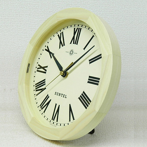 置時計 置き時計 掛け置き兼用 時計 掛け時計 電波 電波時計 シンプル おしゃれ レトロ 木製 プレゼント ギフト 日本製 クロック 電波式 北欧