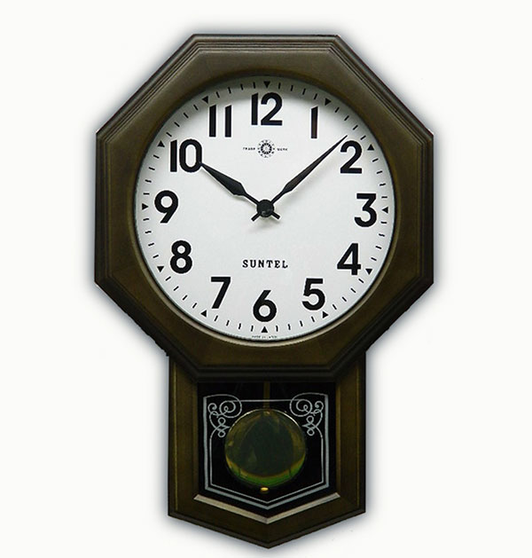 人気ブランドを 電波で正確な時間を表示 電波時計 日本製 壁掛け 掛け時計 木製 おしゃれ ギフト 北欧 クラシック 電波 時計 電波式 アンティーク レトロ 振り子時計 振り子 仕掛け時計 Fucoa Cl