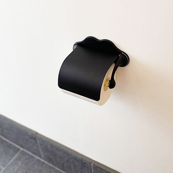ペーパーホルダー アンティーク アイアン トイレ 真鍮 トイレットペーパーホルダー トイレペーパーホルダー ペーパーホルダー カバー ロールペーパーホルダー レトロ おしゃれ 北欧 アンティーク調 黒 黒色 ブラック仕上げ 引越し 新生活 お祝い 母の日 送料無料