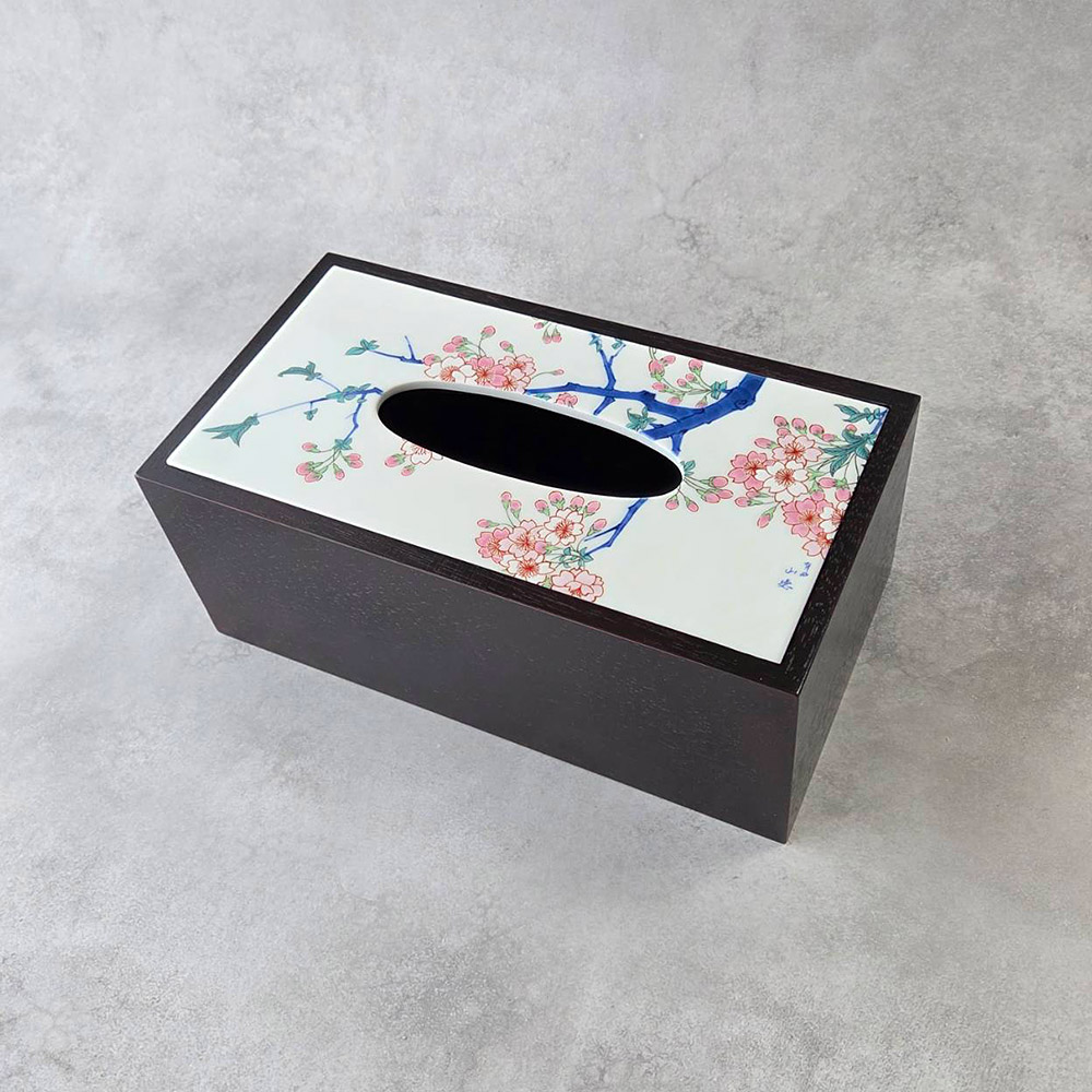 楽天市場】＼今だけP2倍+送料無料!!／ ティッシュケース 鉄線花 有田焼