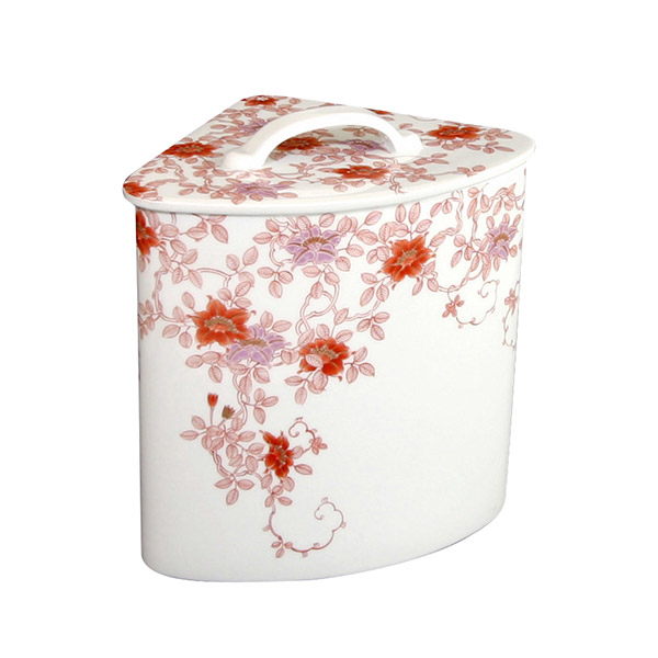 楽天市場】エチケットボックス 牡丹 有田焼 サニタリーボックス ゴミ箱