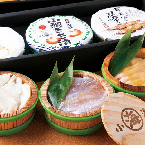 5-6 小浜丸海 笹漬膳 極 【冷蔵】 おいしい 福井県 福井 お土産 特産物 真ふぐ昆布〆・小鯛ささ漬・甘鯛昆布〆　 各70ｇ 贈り物