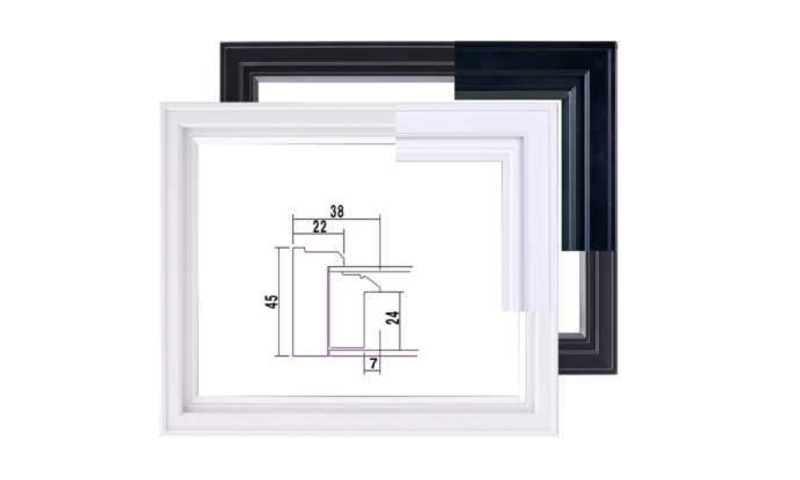 楽天市場】新商品 7753F20UVアクリル 油絵用額縁 ，油彩用額縁，油額
