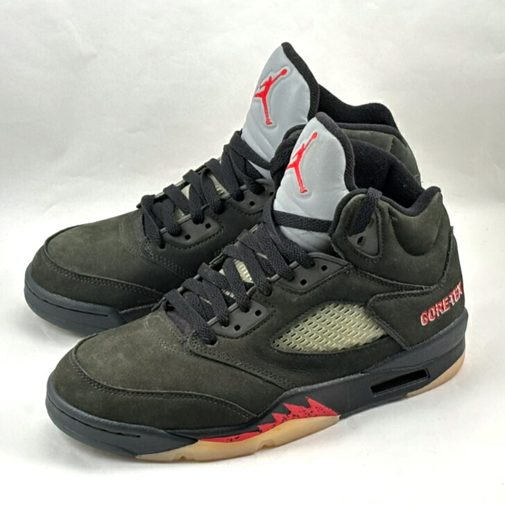 ジョーダン スニーカー レディース NIKE WMNS AIR JORDAN 5 RETRO GTX 【GORE-TEX】 ナイキ ウィメンズ エア ジョーダン 5 レトロ ゴアテックス ブラック/レッド DR0092-001 送料無料