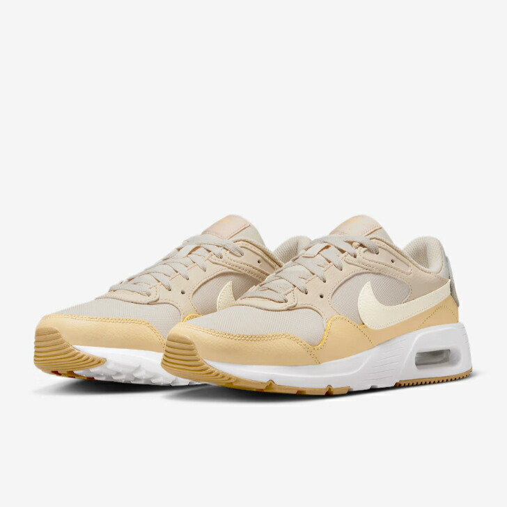 ナイキ エアマックス SC レディース NIKE SC AIR MAX SC CW4554-123 ベージュ 茶色 スニーカー ランニング シューズ シンプル おしゃれ 履きやすい 通気性 軽量 通勤 通学 送料無料