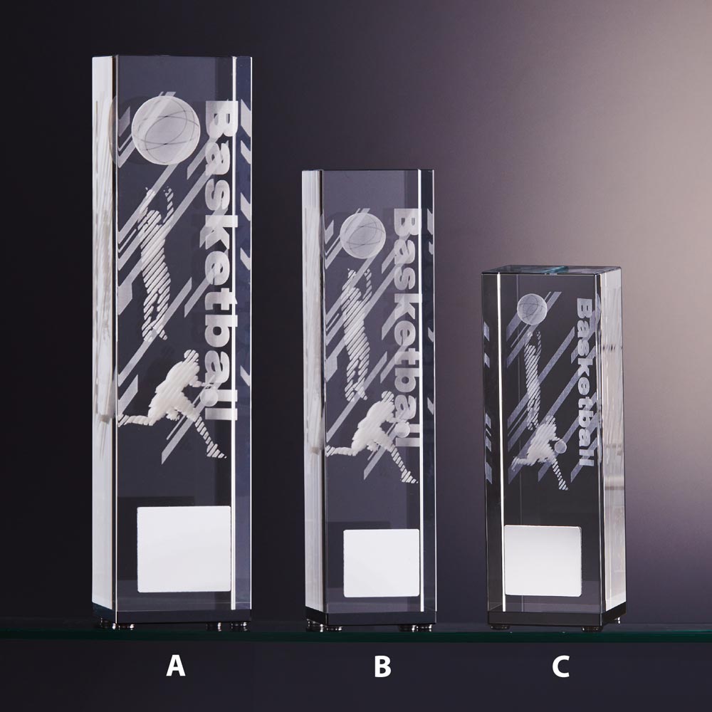 【プレート彫刻無料】ガラス製バスケットボールブロンズBW-2334-B(0) 表彰 記念品 レプリカ|トロフィー記念品の老舗 香川記章