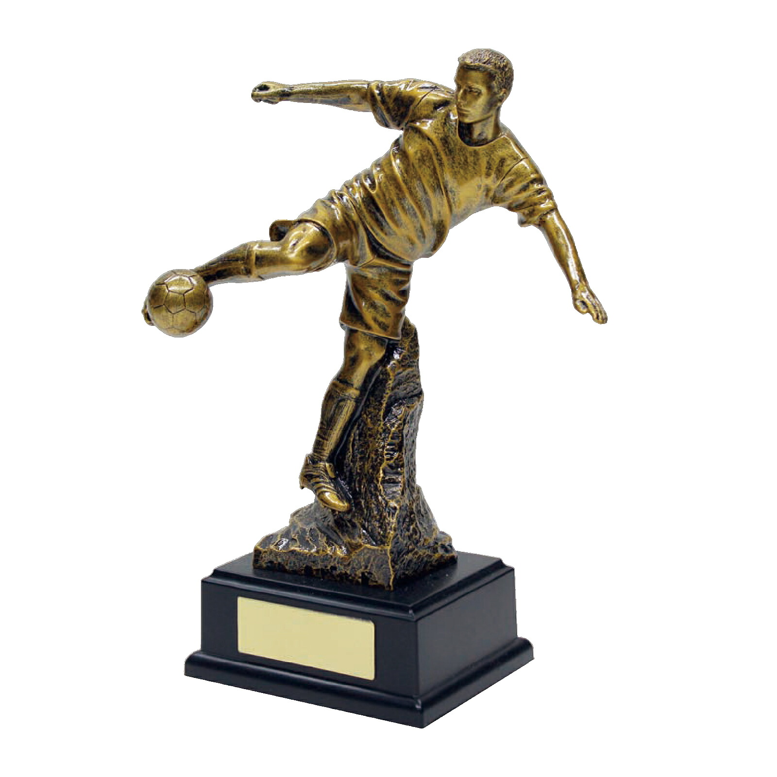 【プレート彫刻無料】サッカーブロンズBT-2324（O）　トロフィー　表彰　記念品　レプリカ