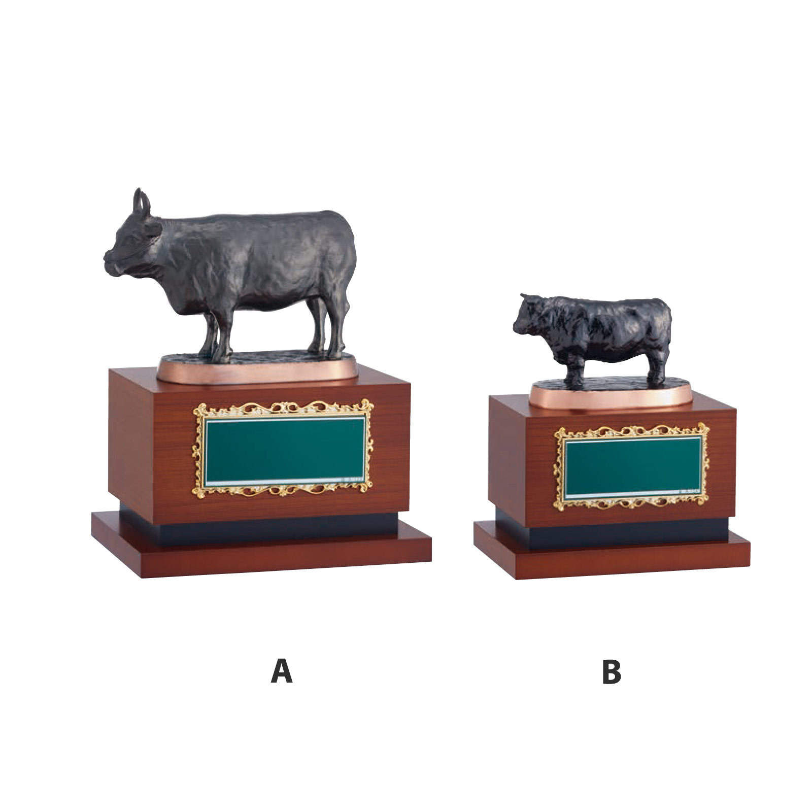 【プレート彫刻無料】畜産(肉牛)ブロンズBT-2352-B(O) トロフィー 表彰 記念品 レプリカ