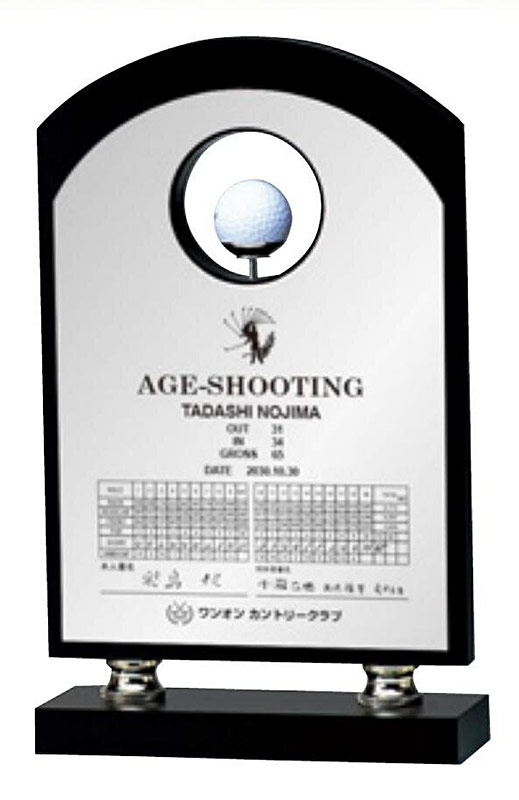 ゴルフ ホールインワン記念品 楯　MG-507　表彰　賞品　記念品