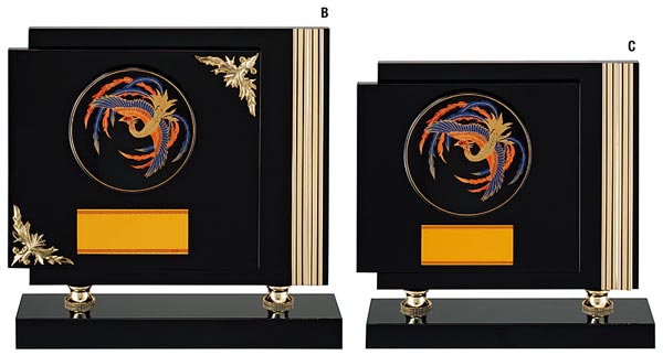 【プレート彫刻無料】蒔絵楯V095-B　表彰　記念品　賞品　レプリカ