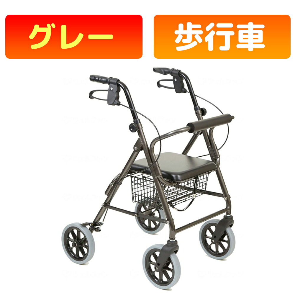 ハッピーII トール／ダークグレーメタリック 歩行車（竹虎）117070｜かがやきECOショップ