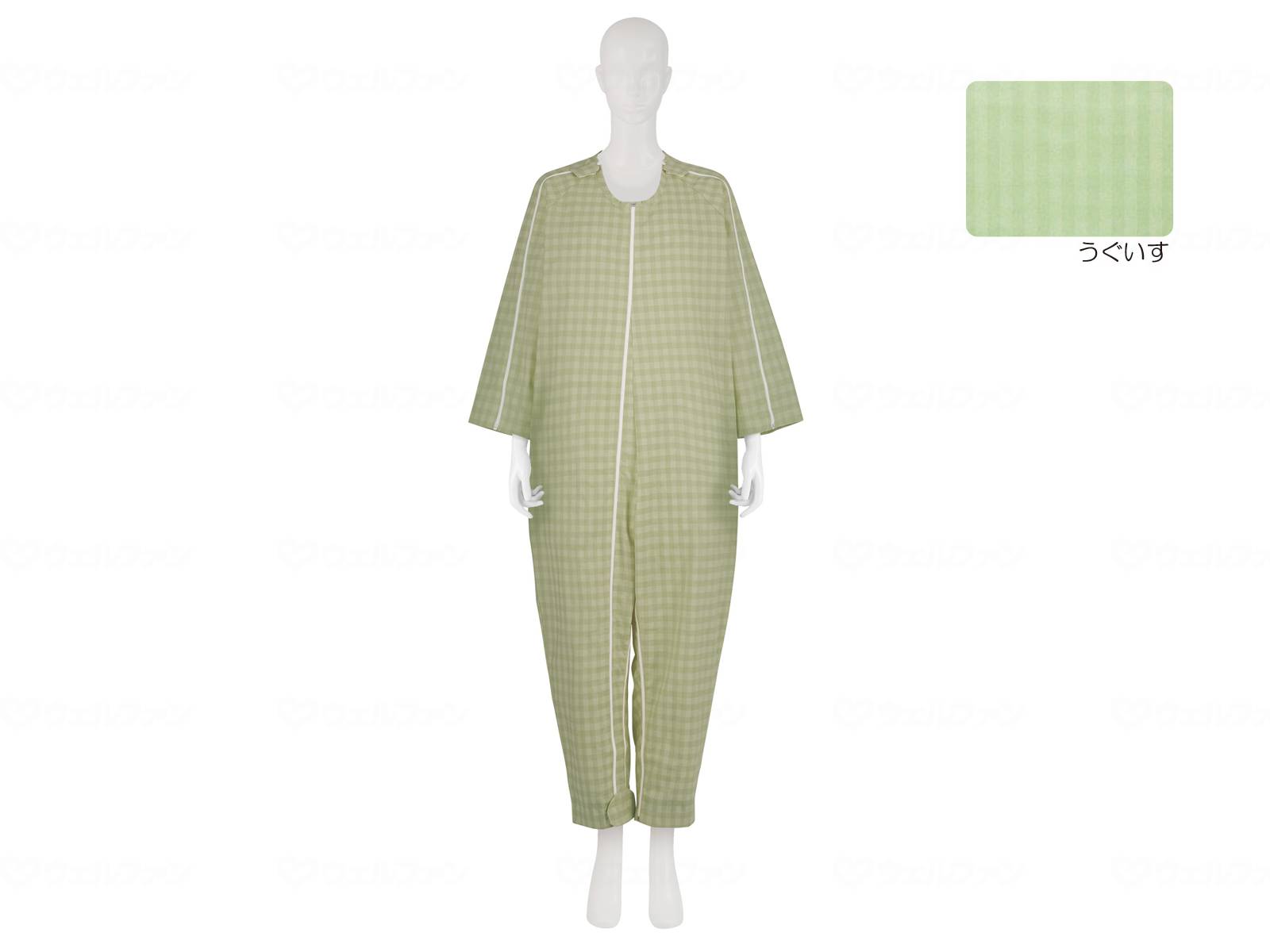 介護 つなぎ パジャマ 竹虎 フドーねまき C(スリーシーズン)(S/M/L/LL)