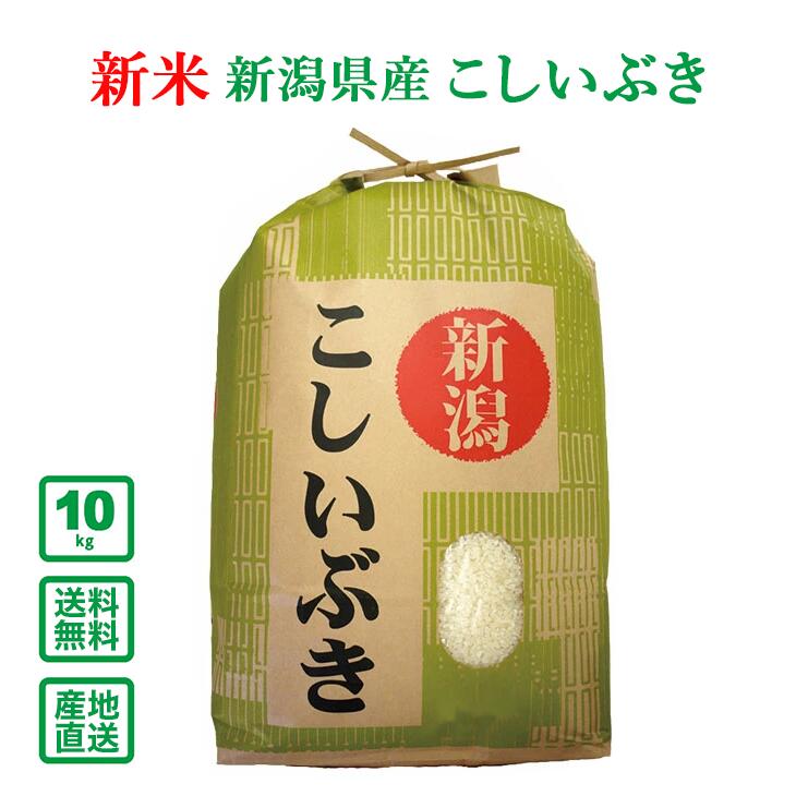 楽天市場】【令和4年産】新潟県産 こしいぶき 10kg(5kg×2袋)(精米