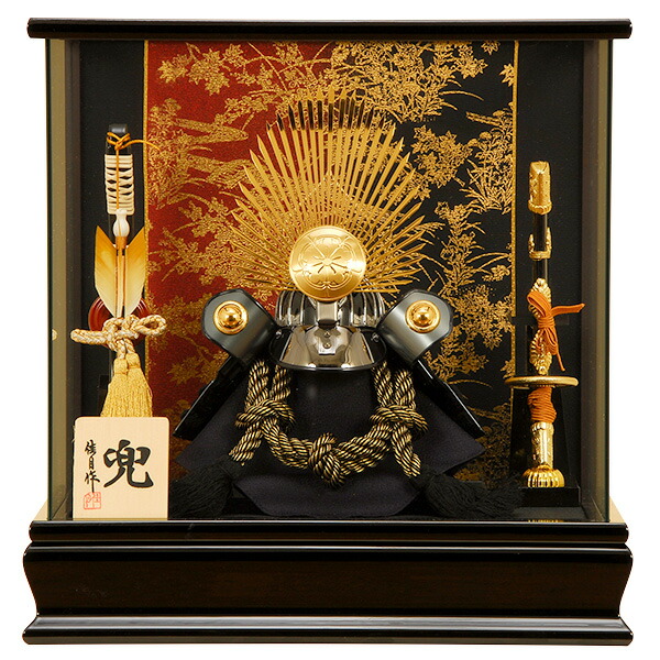 楽天市場】五月人形 佳月 K-119 伊達政宗公 兜ケース飾り アクリル