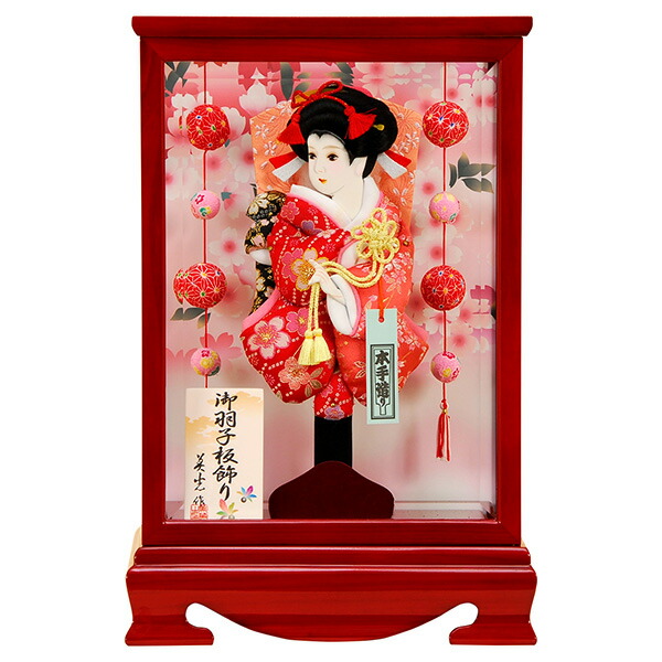 【2025年度新作】羽子板 H25 8号羽子板 佳月 初正月飾り ケース飾り羽子板  雛人形 お正月 初正月 初節句【送料無料】