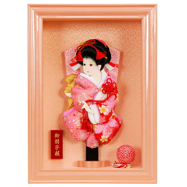 羽子板　額入り梅里8号 楽天市場】【2025年度新作】羽子板 H38 8号羽子板額飾り 佳月作