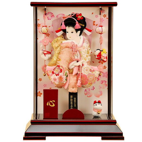 【2025年度新作】羽子板  H36　8号羽子板　佳月作 初正月飾り ケース飾り 羽子板