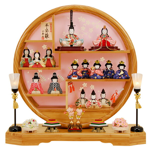 楽天市場】雛人形 K464 一秀作 木目込人形 【雛人形】【人形の佳月