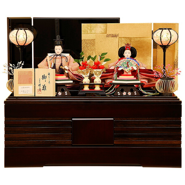 楽天市場】雛人形 ひな人形 K308 内閣総理大臣賞受賞屏風