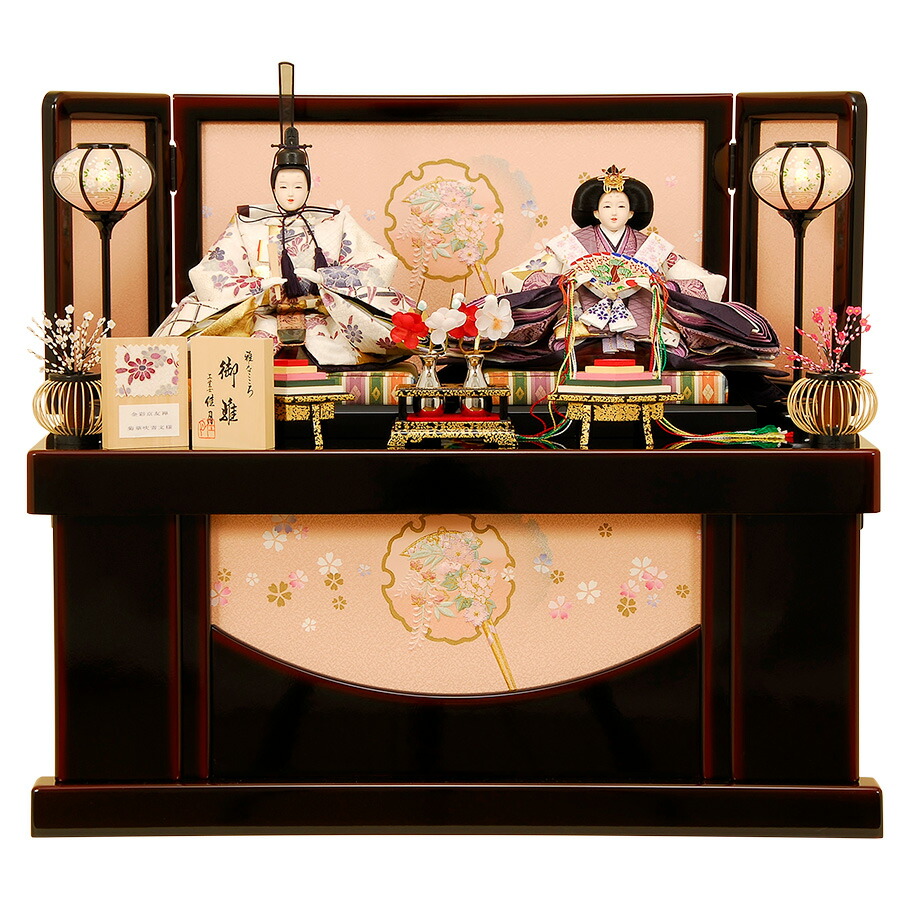 楽天市場】雛人形 ひな人形 K308 内閣総理大臣賞受賞屏風 コンパクト