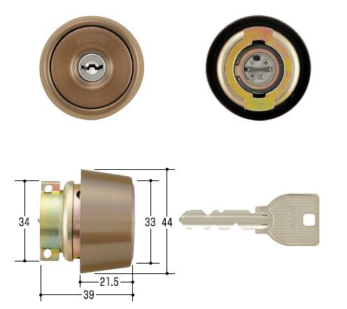 楽天市場】MIWA 美和ロック U9シリンダー BH用 扉厚33〜42mm